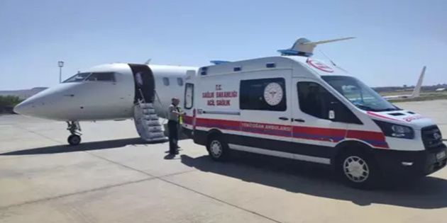 Batman’da Ambulans Uçak, 33 Günlük Bebek İçin Havalandı
